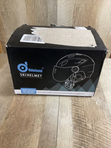 Odoland Ski Helmet with Ski Goggles, Light Weight Snowboard Helmet and Goggles (6922766090423)